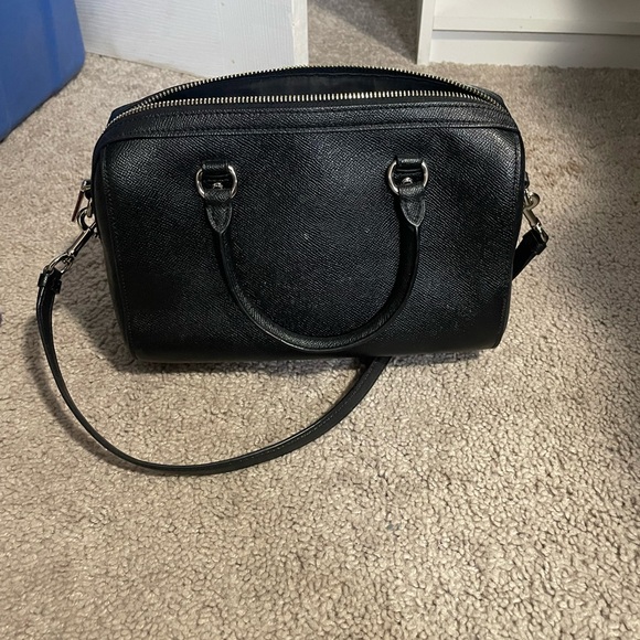 Coach Black Leather Crossbody Bag - Picture 5 of 13